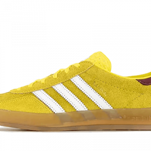 Adidas Gazelle Indoor Bright Yellow Burgundy
