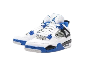 Nike Air Jordan 4 Blancas y Azules