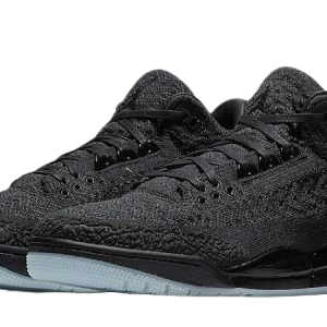 Nike Air Jordan 3 Negras (suela azul)