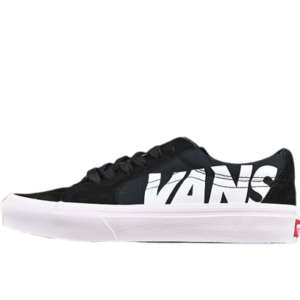 Vans Color Negro Letras Blancas