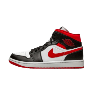 Air Jordan 1- Mid Black Fire Red