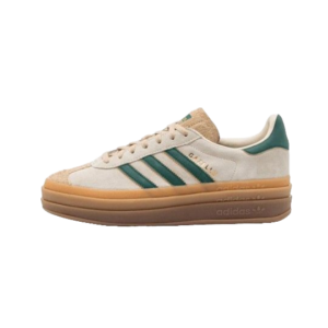 Adidas Gazelle Bold – Beige collegiate green